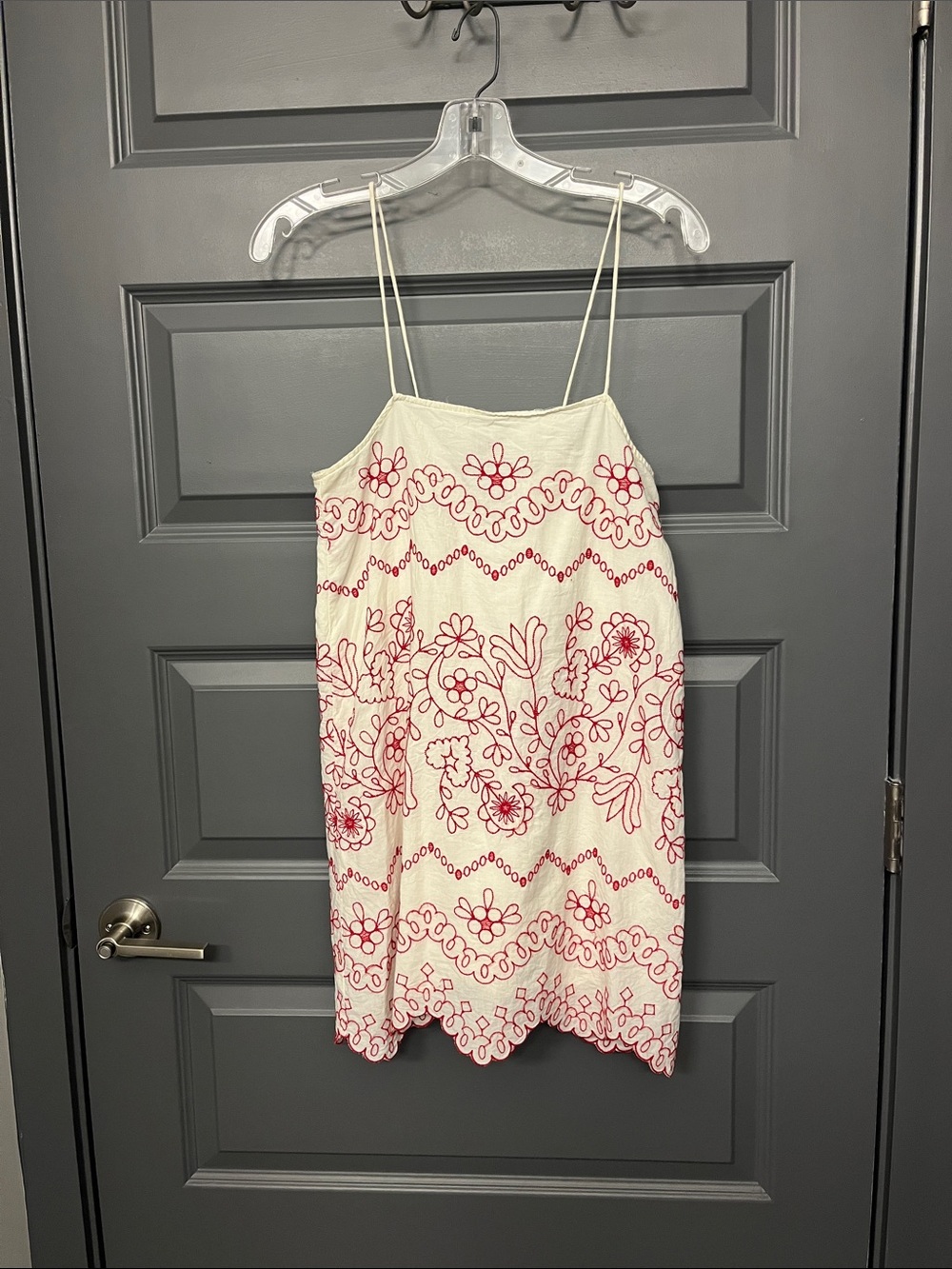 Zara Eyelet Mini Dress